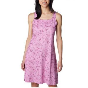 Columbia Womens PFG Freezer‎ III Dress Large Purple Lightweight Summer Wear